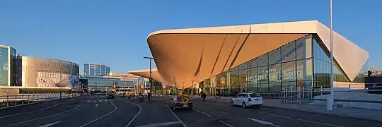 New terminal entrance