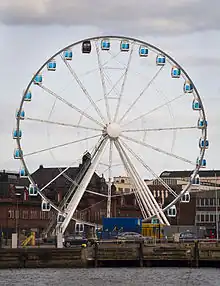 The SkyWheel Helsinki was the locations of Käärijä's postcard.