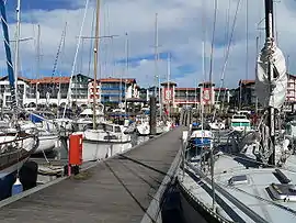 Hendaye harbour