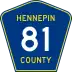 County State-Aid Highway 81 marker