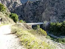 Mt. Wilson Toll Road trail head at 34°11′31″N 118°06′16″W﻿ / ﻿34.19189°N 118.1044°W﻿ / 34.19189; -118.1044