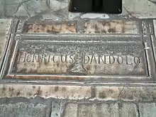 19th-century cenotaph of Enrico Dandolo, Doge of Venice, and commander of the 1204 Sack of Constantinople