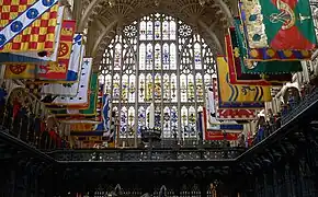 Henry VII's chapel, Westminster Abbey, interior looking west