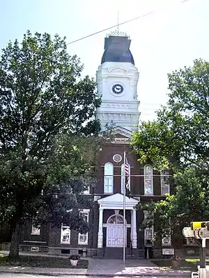 Henry County courthouse in New Castle