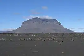 Image 42Herðubreið, a tuya in Iceland (from Types of volcanic eruptions)