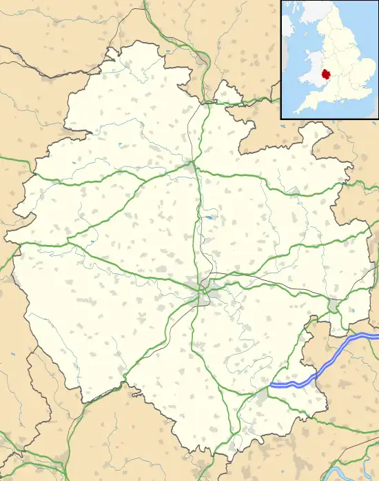 Cradley is located in Herefordshire