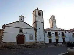 Church and Town hall of Herreruela