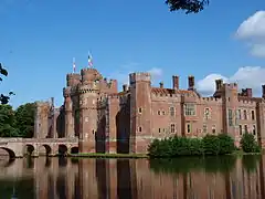 Herstmonceux Castle, seat of the Barons Dacre of the South