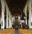 Internal view of Holy Cross Church in Heusden