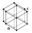 Hexagonal crystal structure for nitrogen