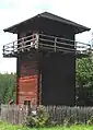 Replica Limes watchtower, burned 2009