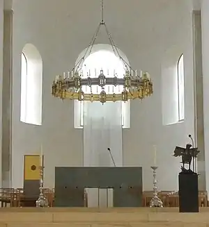 Chandelier in a church