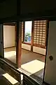 An interior room with tatami mats