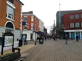 Hinckley, the administrative centre and largest town in the borough