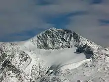 The Hoher Riffler 3231m seen from the Spannagelhaus (Nov 2007)