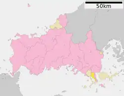 Location of Hirao