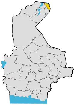 Location of Hirmand County in Sistan and Baluchestan province