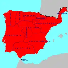 Image 26Visigothic kingdom in Iberia from 625 to 711 (from History of Portugal)