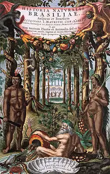 This is an ornate illustrated cover that displays the title text at the top. The illustration consists of many trees in the background, tree branches framing the title text, and several nude human figures in the foreground.