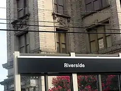 Riverside Station on the River Line