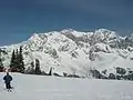 Hochkönig from the south in winter