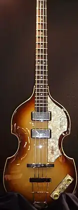 Höfner 500/1 50th Anniversary RH (reissue) In their original run, the 500/1 used this stacked pickup configuration prior to 1962.