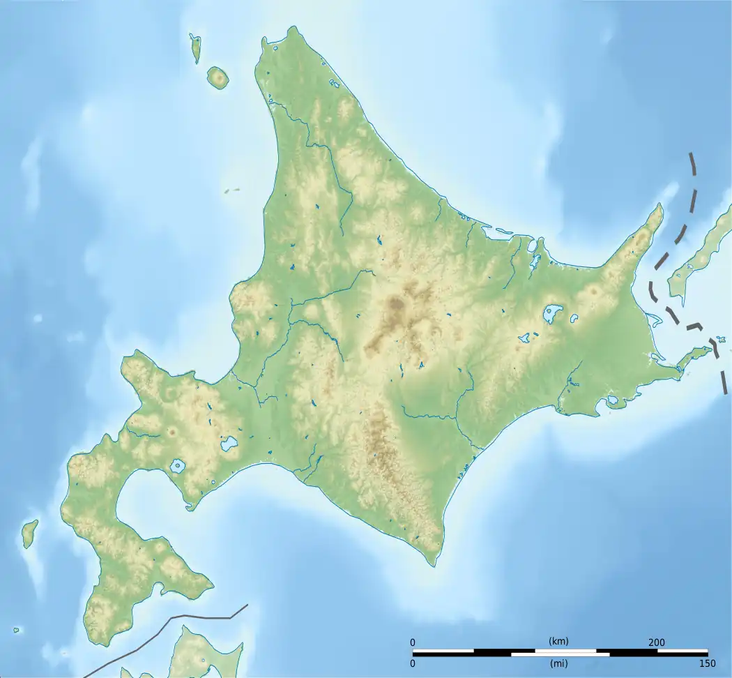 Shōwa-shinzan is located in Hokkaido