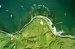 Aerial image of the cape, 1977