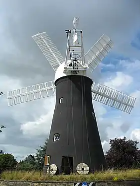 The fully restored mill in July 2013