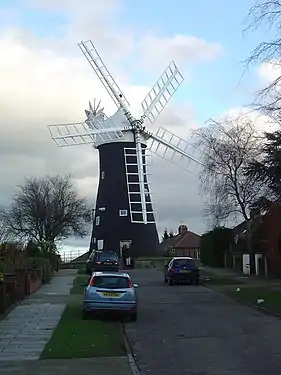 December 2011, just after restoration of the sails, but before the shutters had been installed