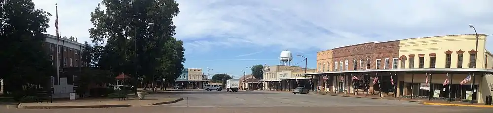 Town square in Holly Springs