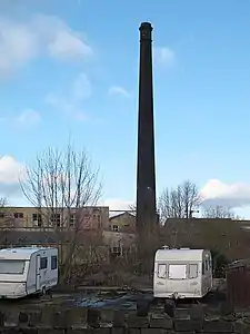 Chimney of Holme Bank Mill, 2017