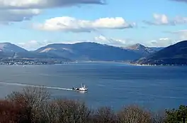 A sea loch surrounded by hills