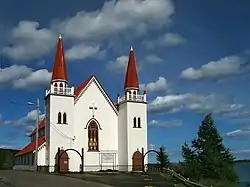 The Holy Redeemer Anglican Church overlooking Conception Bay