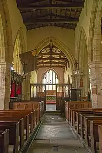 Interior, Holy Trinity, Wensley (June 2018)