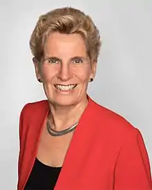 Kathleen Wynne, 25th Premier of Ontario and first LGBT Premier in Canada.