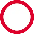 Vehicles prohibited as indicated by supplementary plate