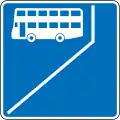 Bus lane ahead (Franchised buses)