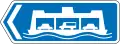 Direction to vehicular ferry pier