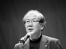 Hong Sehwa, united party convention of New Progressive Party and Socialist Party in 2012.