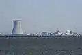 The entire PSE&G nuclear complex as seen from Augustine Beach, Delaware