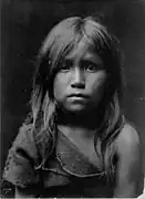 Hopi girl, photo by Edward S. Curtis