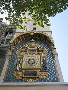 The clock on the Tour de l'Horloge (14th century)