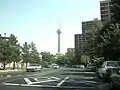 Milad Tower seen from Hormozan street