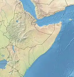 Jamame is located in Horn of Africa