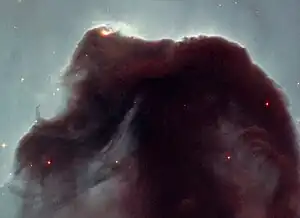 Image 59Cosmic dust of the Horsehead Nebula as revealed by the Hubble Space Telescope. (from Cosmic dust)