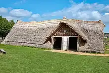 Neolithic house, 3800 BC, reconstruction at Butser Farm