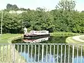 A hotel barge on the Nivernais Canal