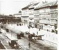 Praterstraße and Hotel Nordbahn before 1898