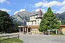 Hotel Wartenstein Castle main entrance. Owned by the resort since 2016.